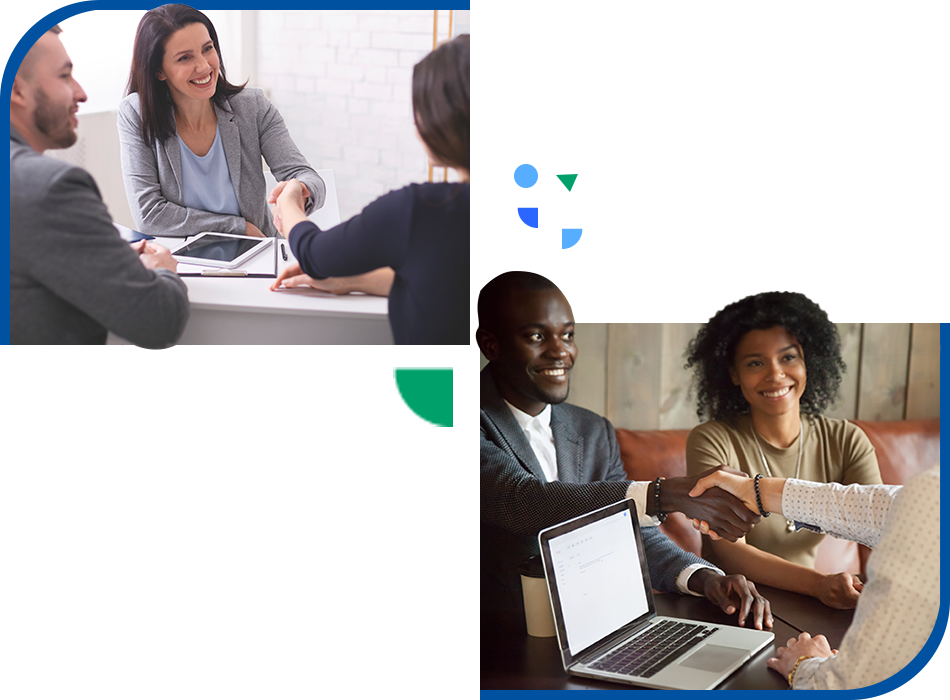 Professionals working together, emphasizing the importance of a tailored customer solution.