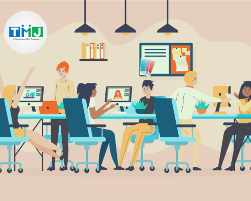 Well-organized BPO office setup showcasing the benefits of back office outsourcing.
