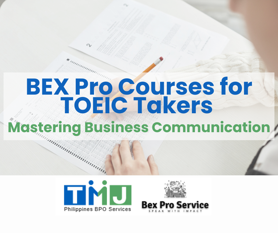 BEX Pro Courses help TOEIC takers master business communication skills