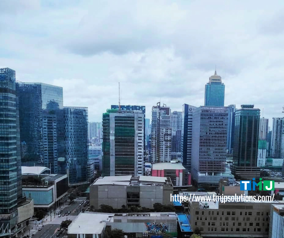 BGC skyline showing modern high‑rise buildings, symbolizing BPOs as catalysts for sustainable business growth and urban development.